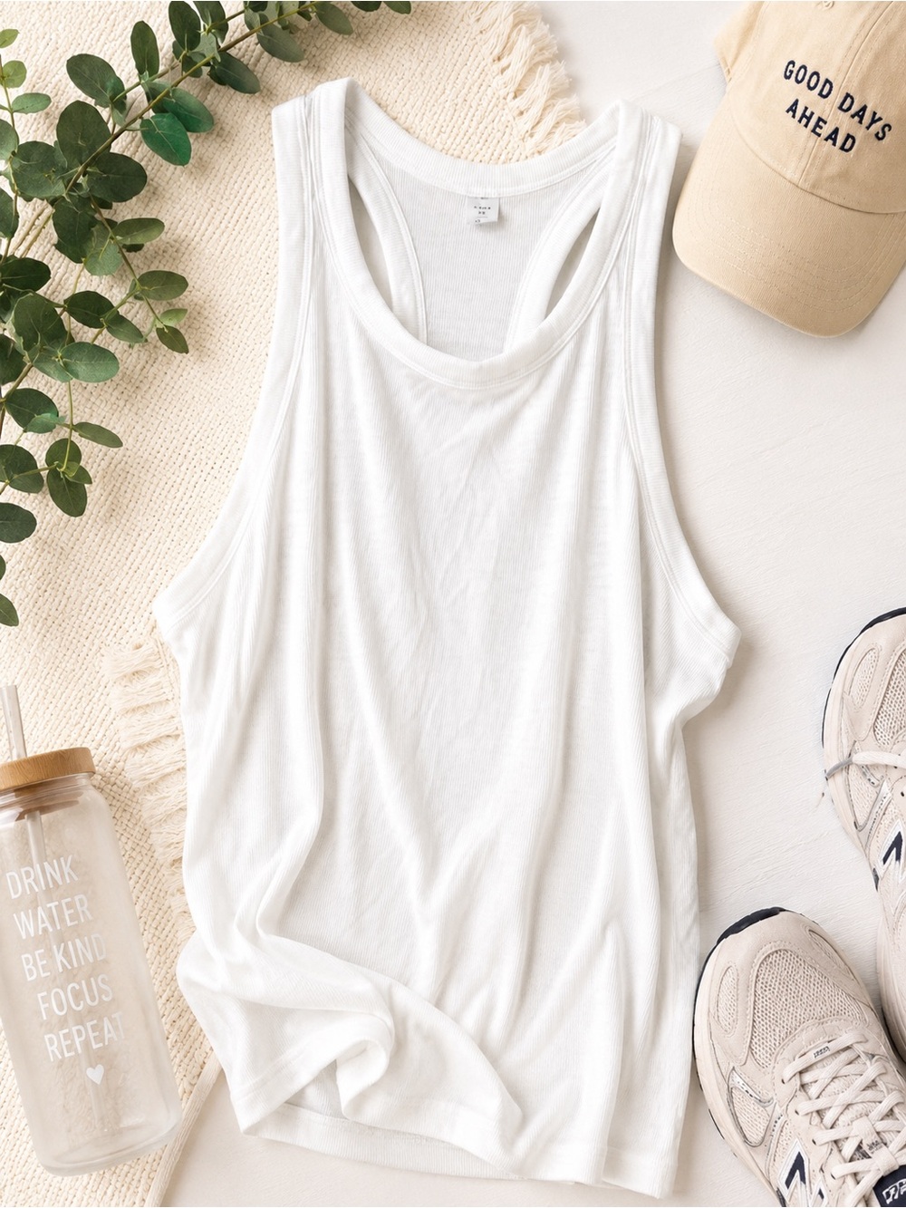 Old Navy White Racerback Tank - Lightweight Women's Layering Top
